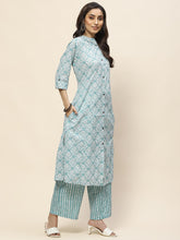 Printed Cotton Kurta Set